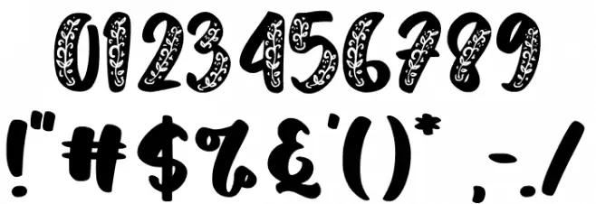 Artmy Ornament Font OTHER CHARS