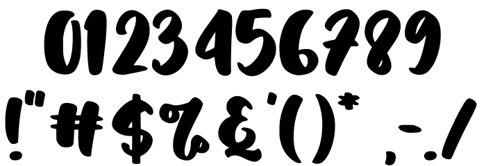 Artmy Solid Font OTHER CHARS