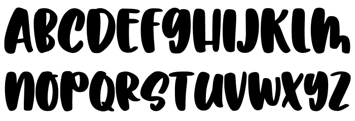 Artmy Solid Font LOWERCASE