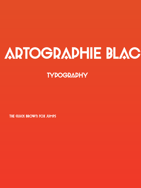 Artographie Black Poster
