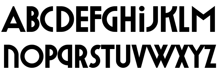 Artographie Black Font LOWERCASE