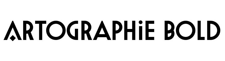 Artographie Bold  免费字体下载