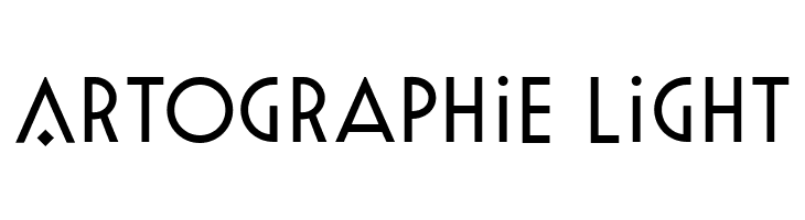 Artographie Light  フリーフォントのダウンロード