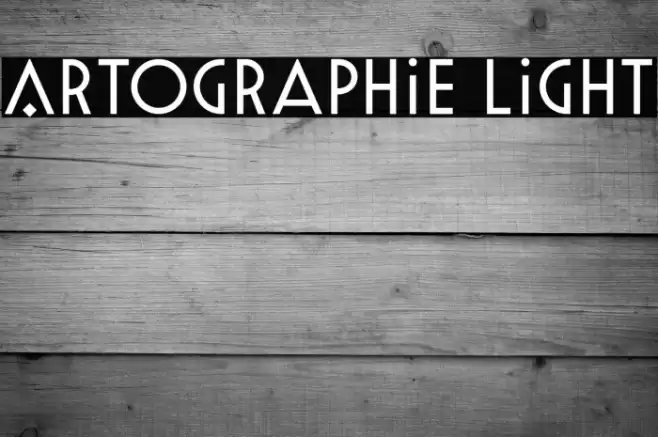 Artographie Light Font examples
