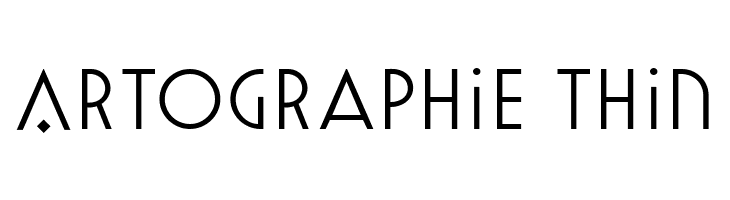 Artographie Thin  Descarca Fonturi Gratis