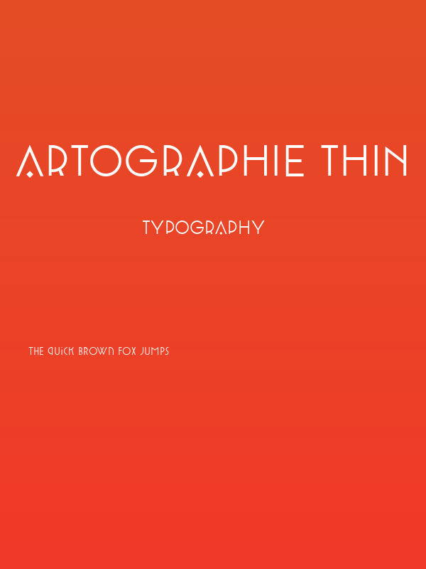 Artographie Thin Poster