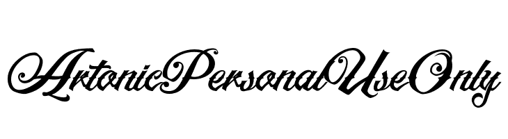 ArtonicPersonalUseOnly Fonte