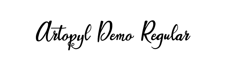 Artopyl Demo Regular  Frei Schriftart Herunterladen