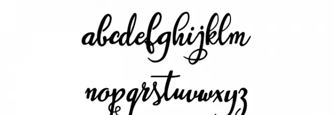 Artopyl Demo Regular Schriftart Kleinbuchstaben