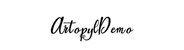 Artopyl Demo  Frei Schriftart Herunterladen