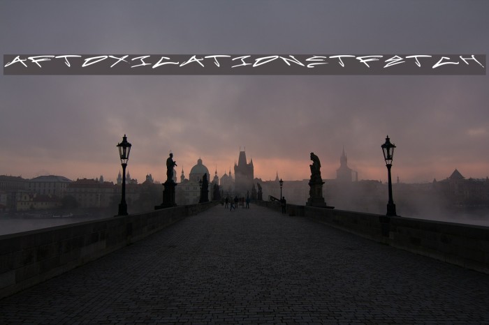 Artoxication_-_Stretch Font examples