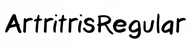 ArtritrisRegular  Frei Schriftart Herunterladen