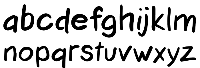 ArtritrisRegular Font LOWERCASE