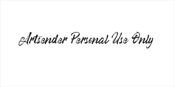 Artsender Personal Use Only Logo