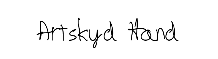 Artskyd Hand  Descarca Fonturi Gratis