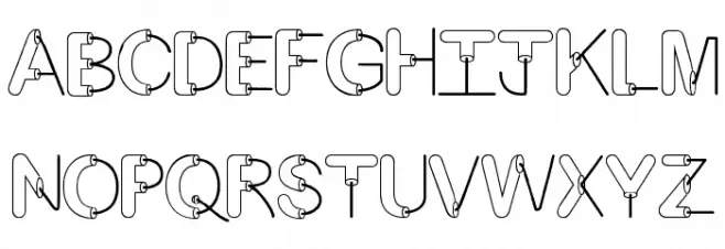Artsy Fartsy फ़ॉन्ट अपरकेस