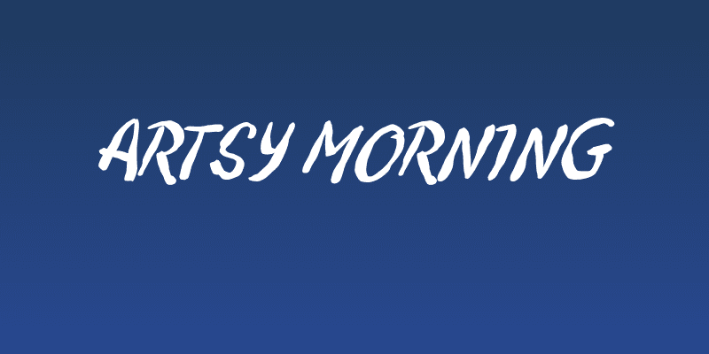 Artsy Morning Social Header