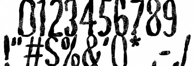 Artsy Night Font OTHER CHARS