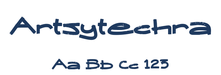 Artsytechra Font Preview