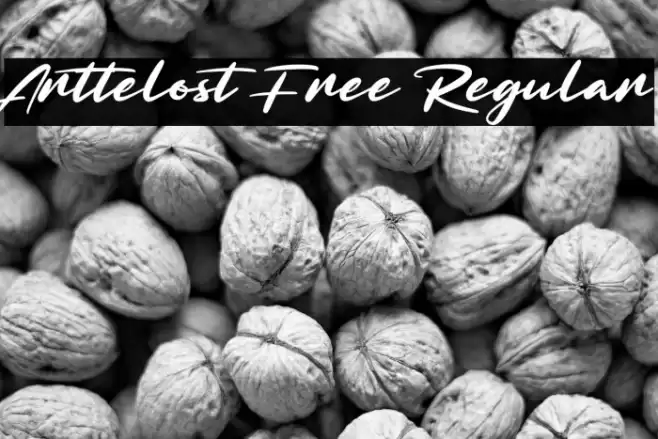 Arttelost Free Regular Font examples