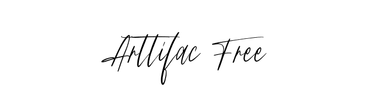 Arttifac Free  Frei Schriftart Herunterladen