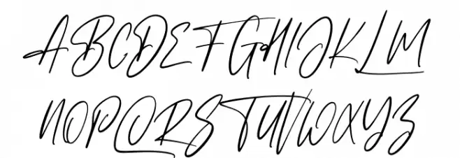 Arttifac Free フォント 大文字
