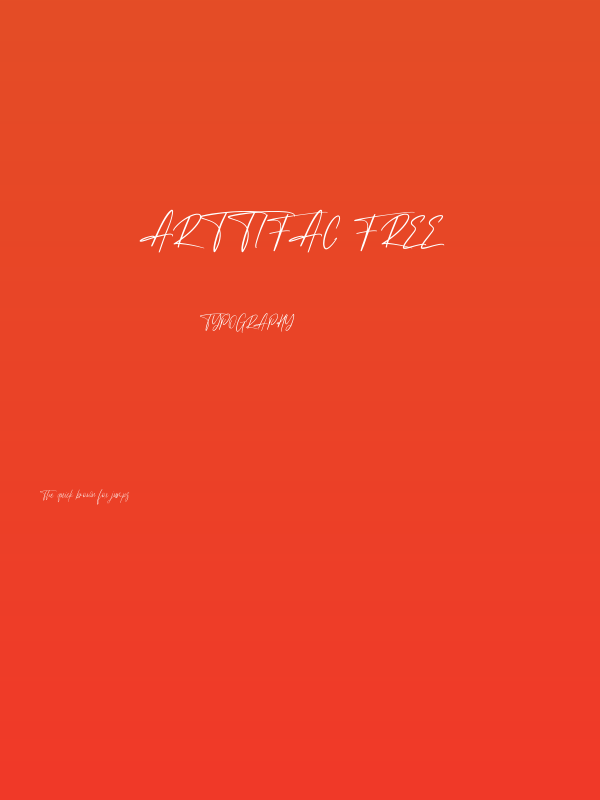 Arttifac Free Poster