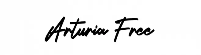 Arturia Free  font caratteri gratis