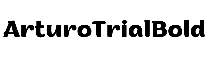 Arturo Trial Bold  Descarca Fonturi Gratis