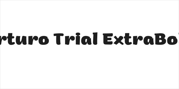 Arturo Trial ExtraBold Logo