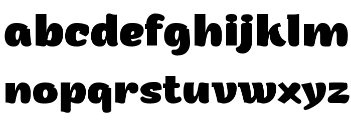 Arturo Trial ExtraBold Font LOWERCASE
