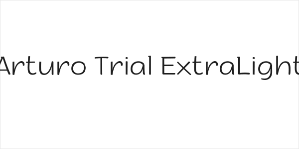 Arturo Trial ExtraLight Logo