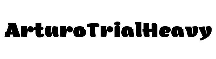 Arturo Trial Heavy  免费字体下载