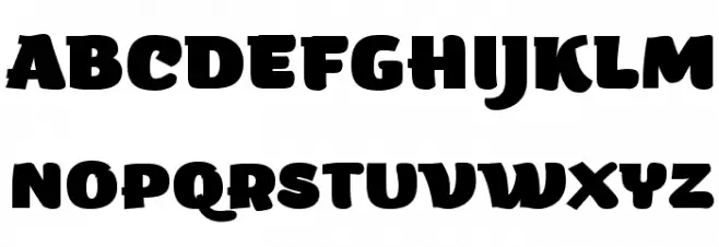 Arturo Trial Heavy フォント 大文字