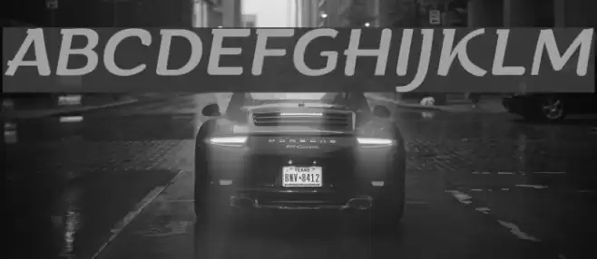 Arturo Trial Italic Font examples