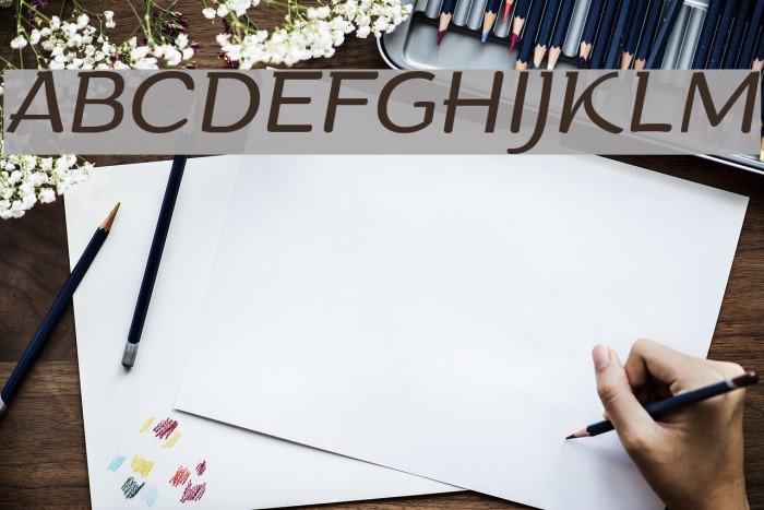 Arturo Trial Light Italic Font examples