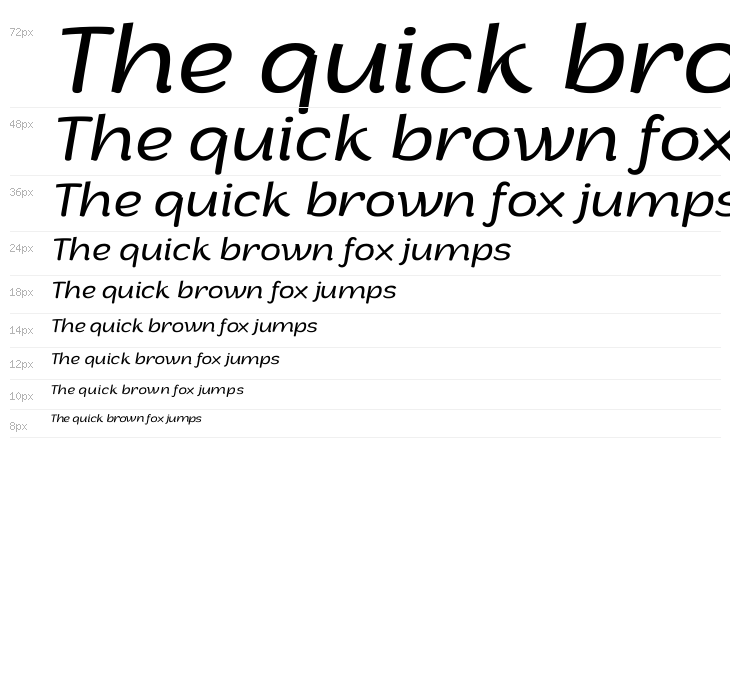 Arturo Trial Light Italic Waterfall