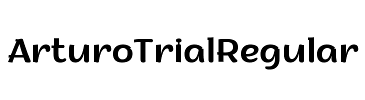 Arturo Trial Regular Font