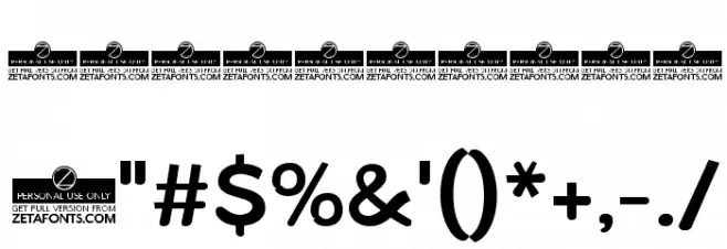 Arturo Trial Regular Font OTHER CHARS