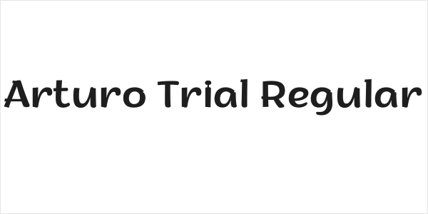 Arturo Trial Regular Logo