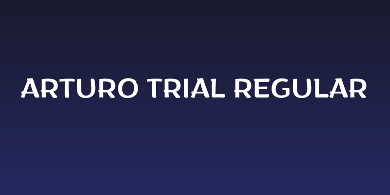 Arturo Trial Regular Social Header