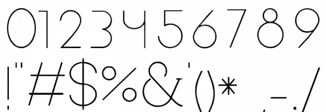 ArualLight Schriftart Anderer Schreiben