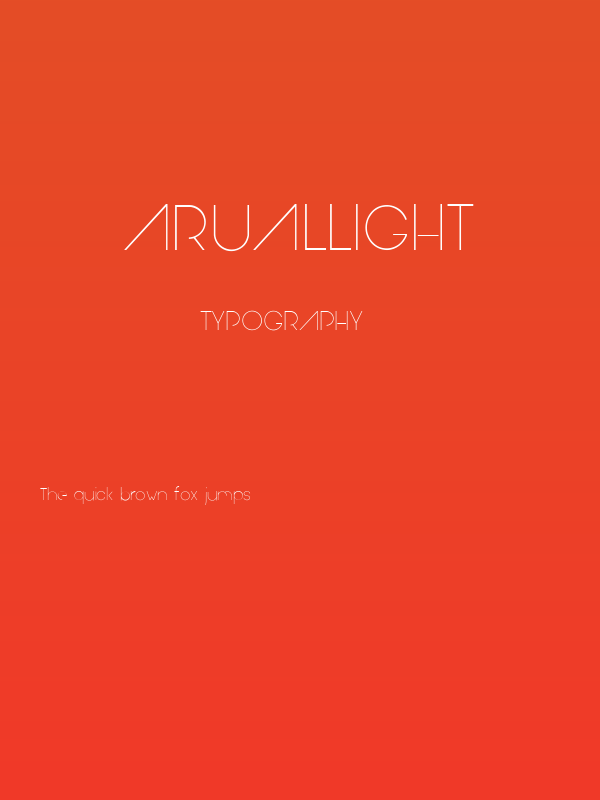 ArualLight Poster