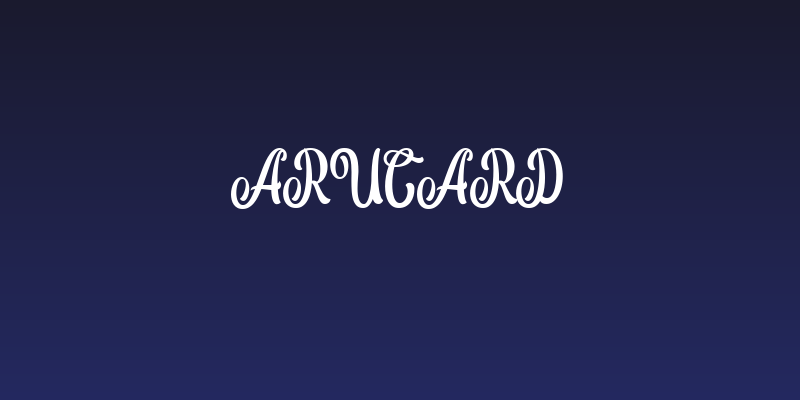 Arucard Social Header