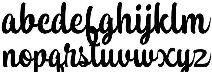 Arucard Font LOWERCASE