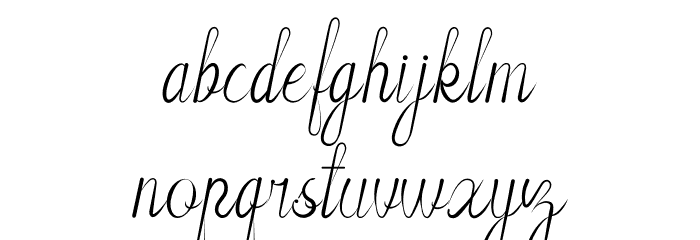 Arully Font LOWERCASE
