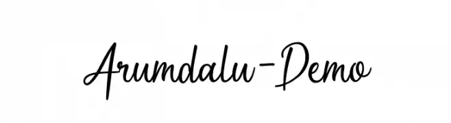 Arumdalu-Demo  Fuentes Gratis Descargar