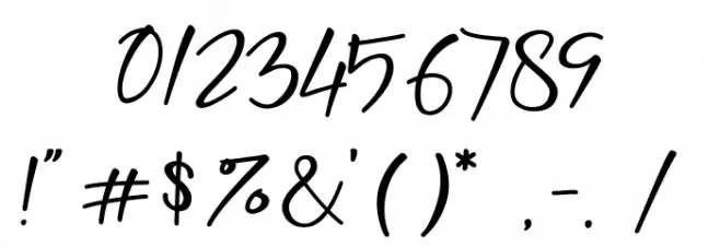 Arumdalu-Demo Font OTHER CHARS