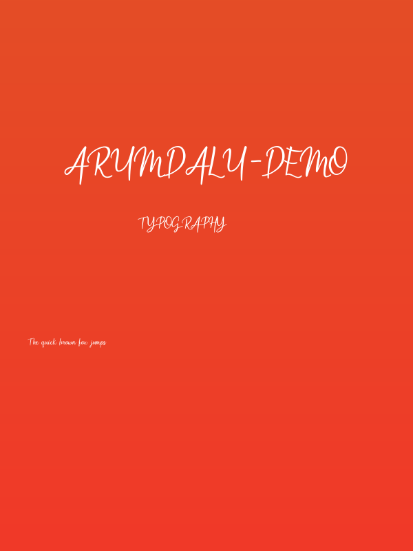 Arumdalu-Demo Poster