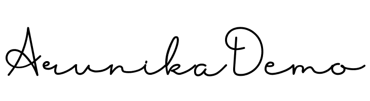 ArunikaDemo  Free Fonts Download